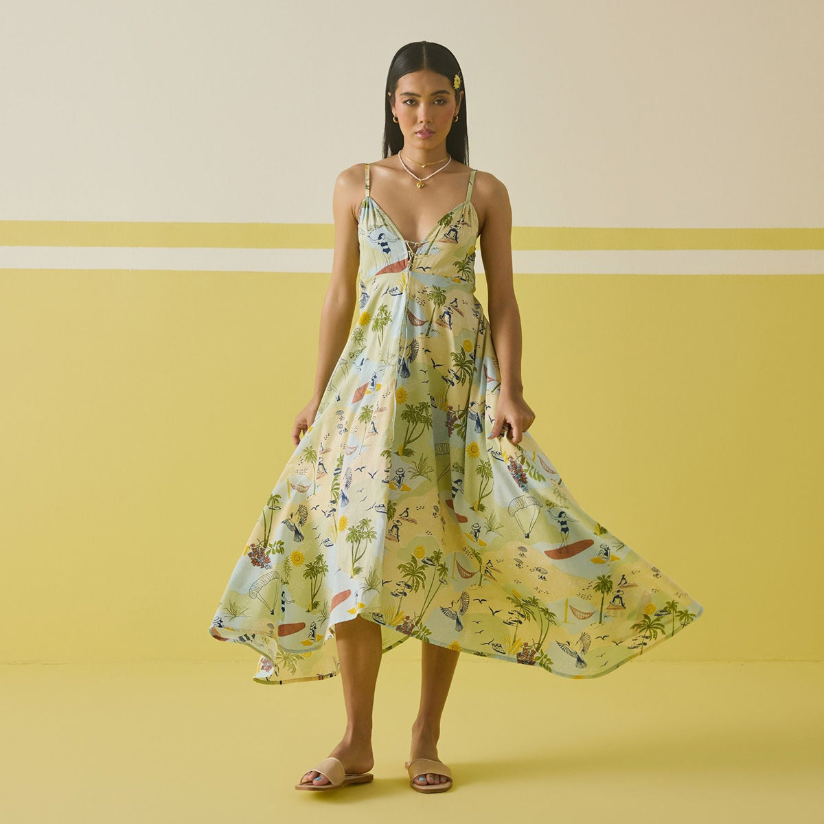 Summer Sea Lyocell Dress