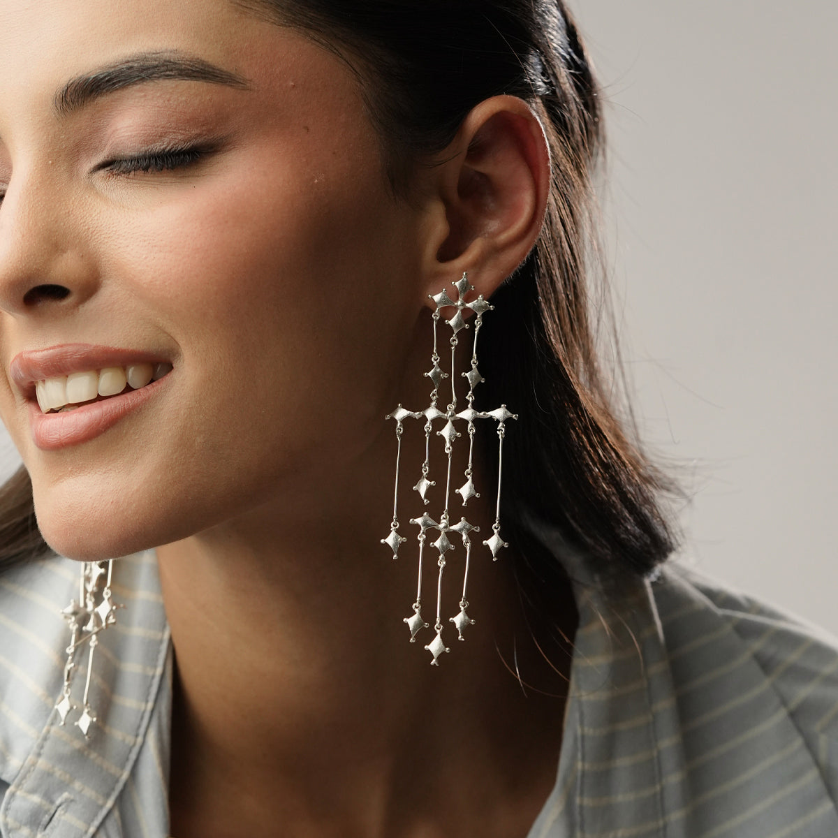 Grace Earrings Silver