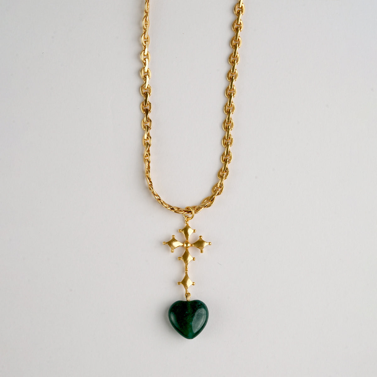 Jade Heart Neckpiece