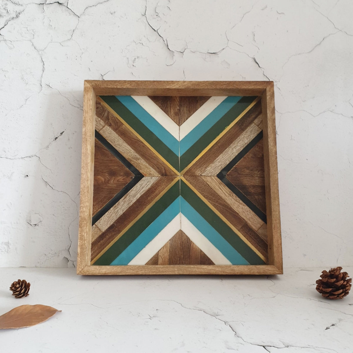 Serving Tray - Square - Blue Seas