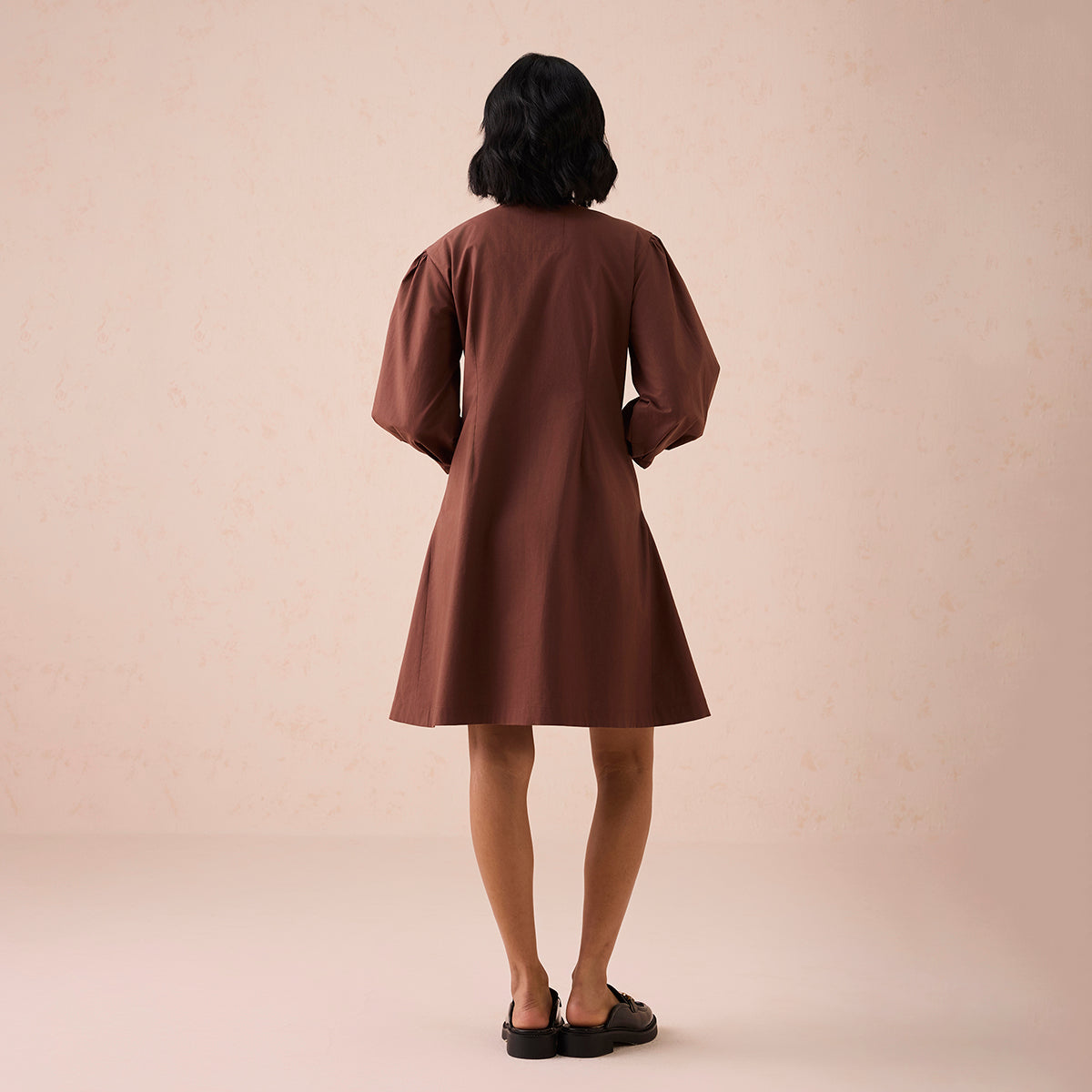 The Cocoa Organic Cotton Short Dress