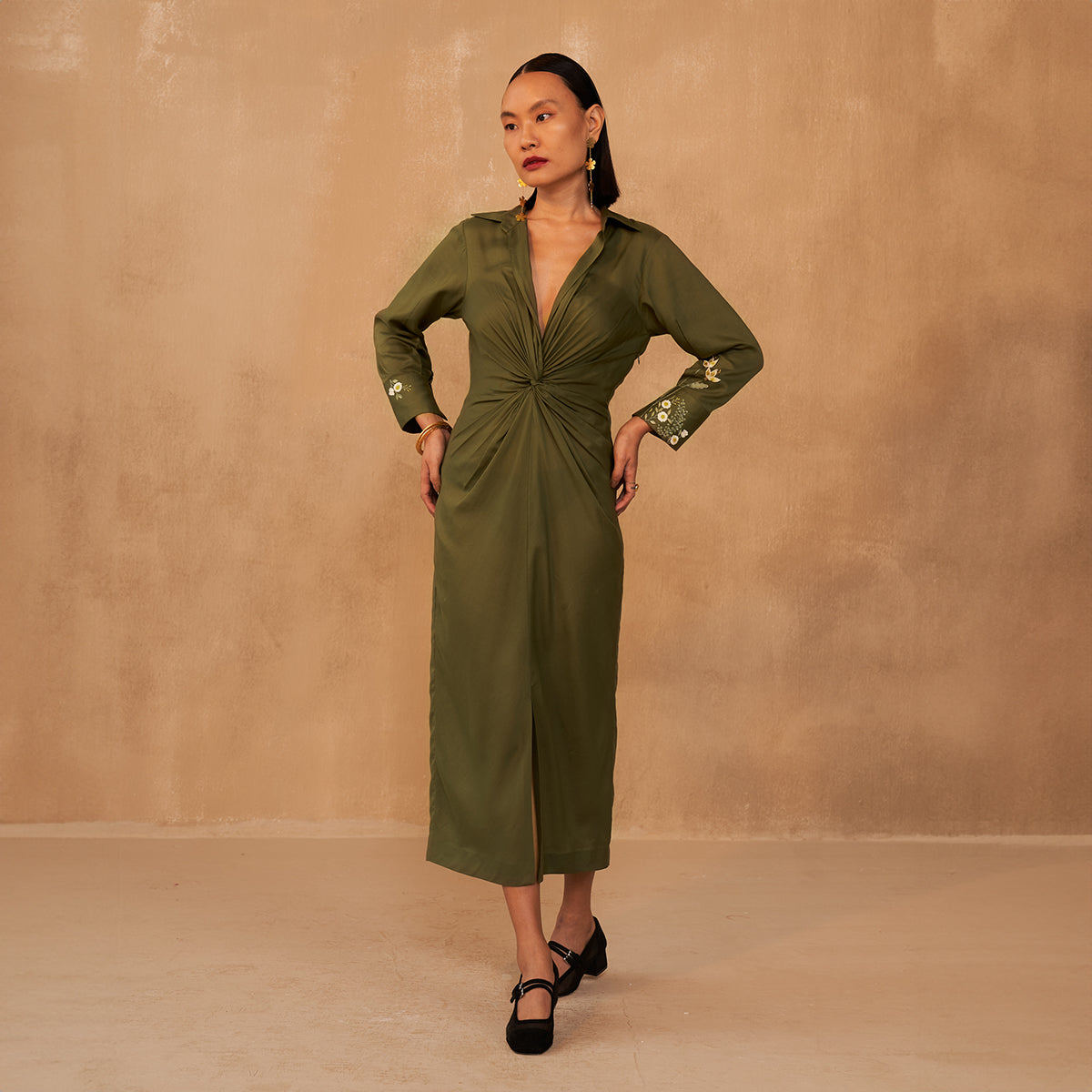 The Daffodil Sundown Lyocell Dress