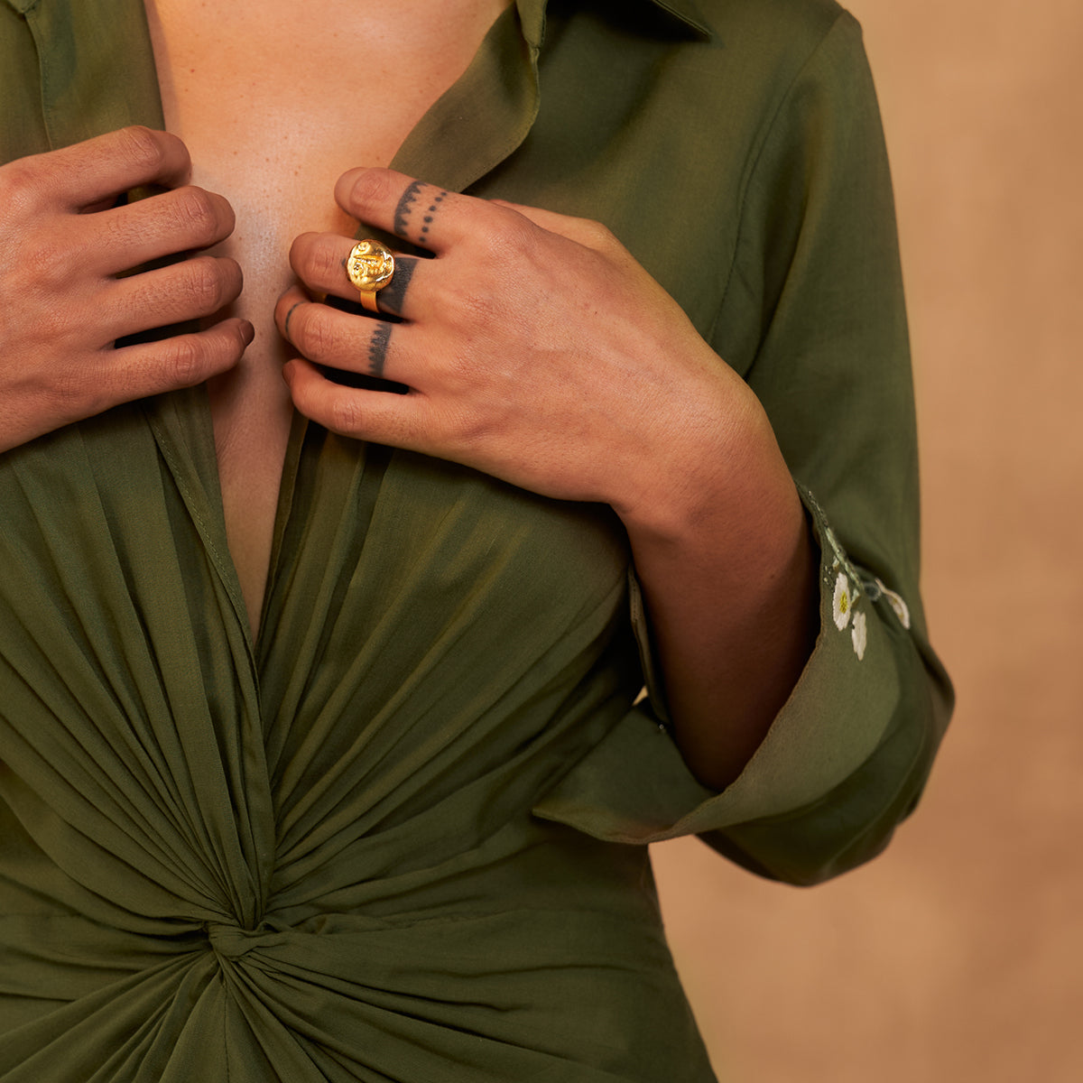 The Daffodil Sundown Lyocell Dress