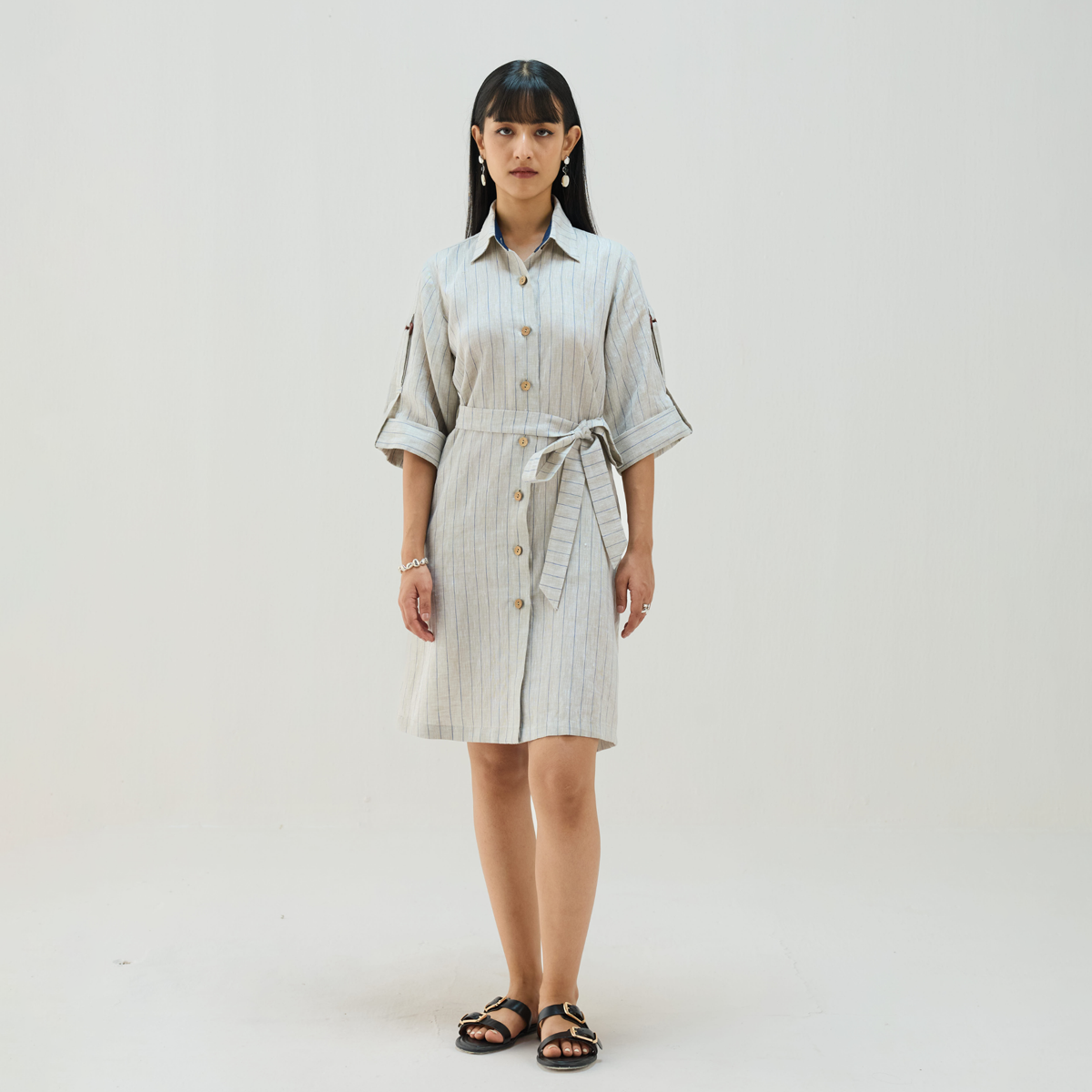 The Sail Linen Shirt Dress
