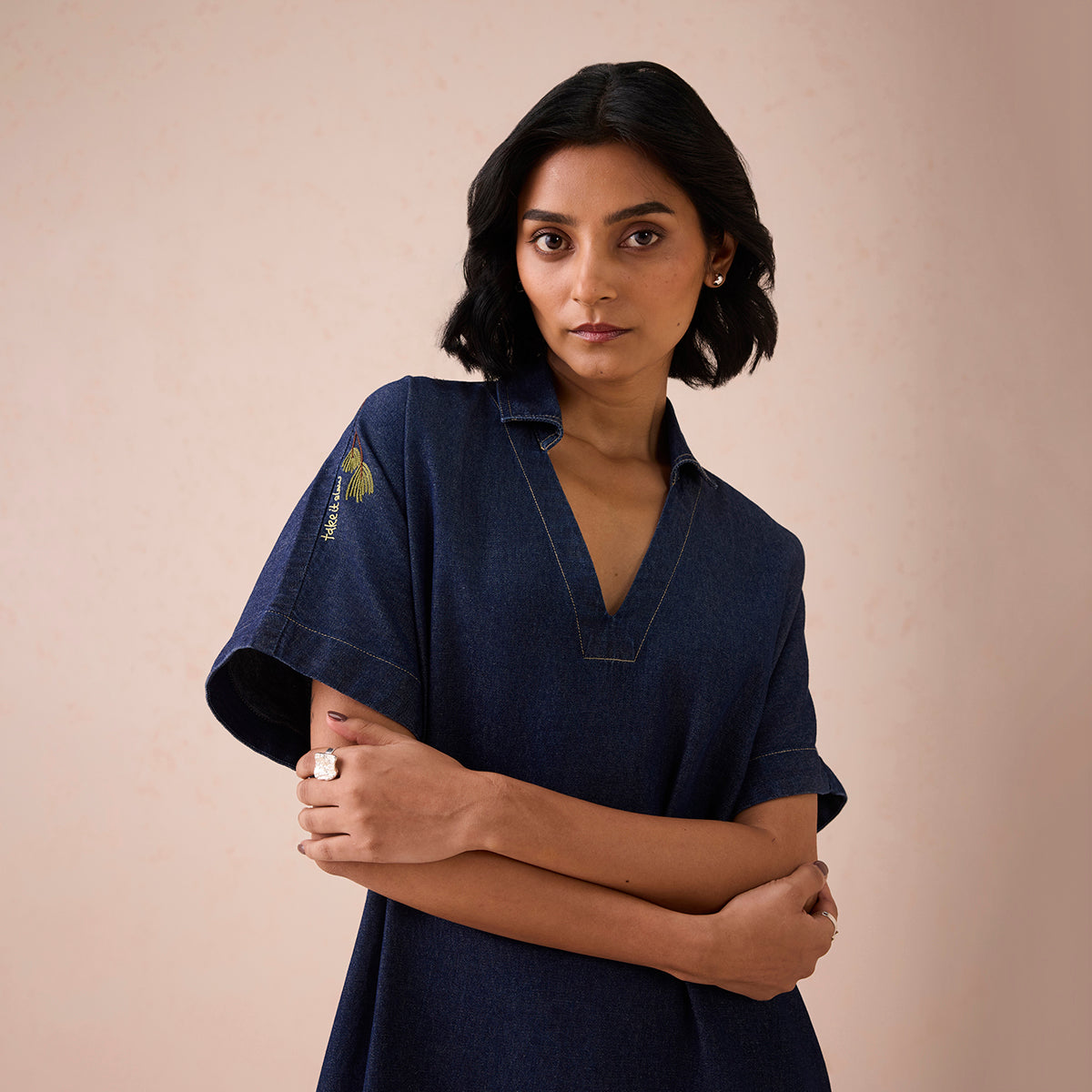 The Slow Sustainable Denim Maxi Dress