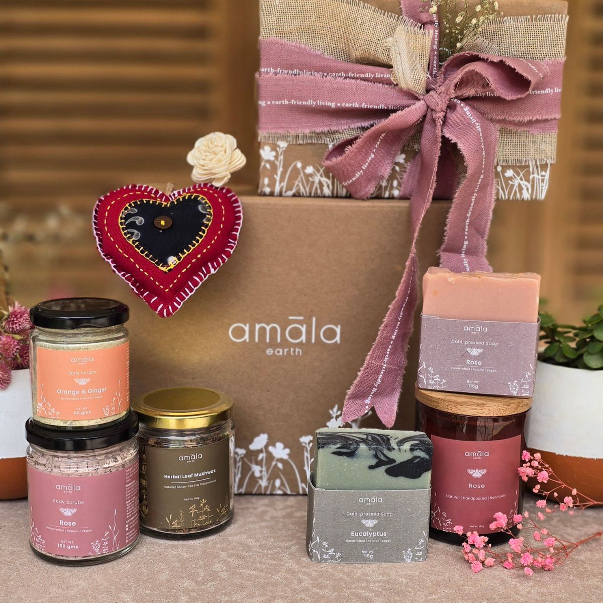 Gifts for Her | Floral Harmony Spa Set | Made with Love | Gifting- Pack of 7
