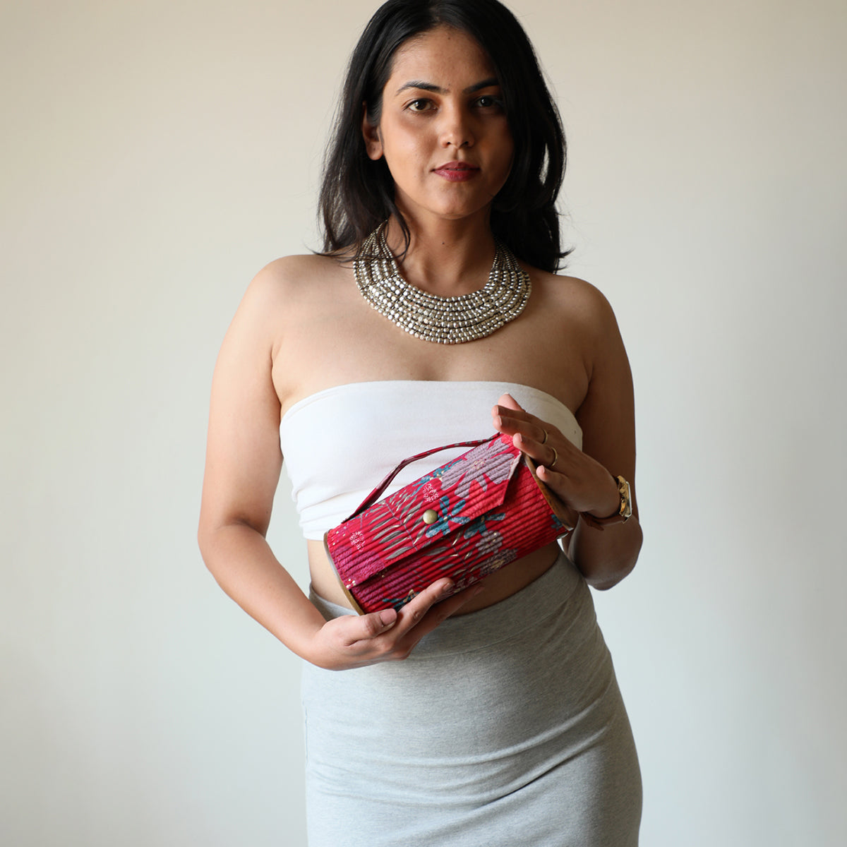 Round Clutch | Red