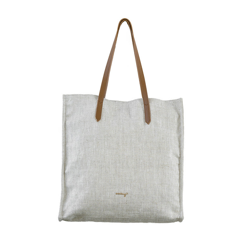 Organic Linen Tote Bag