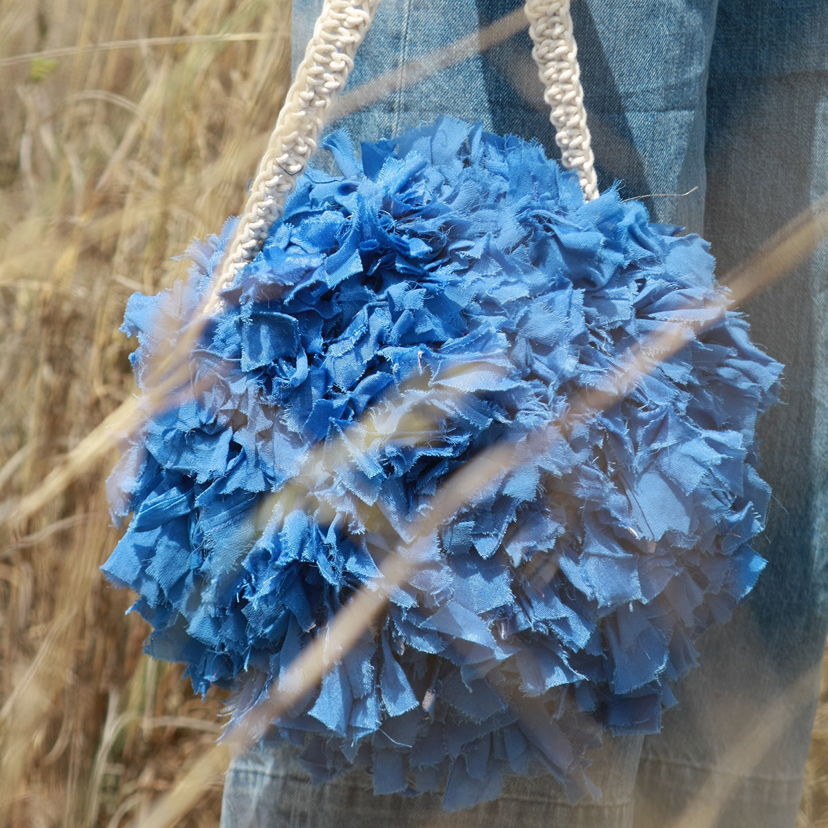 Round Katran Crochet Sling Bag