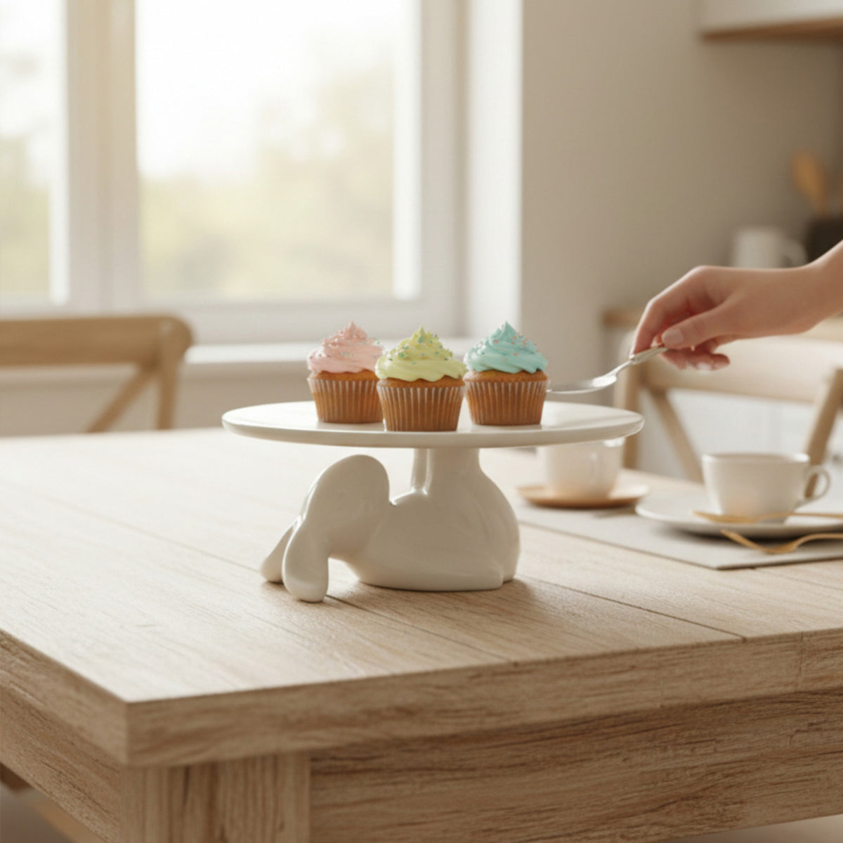 Lazing Bunny Cake Stand