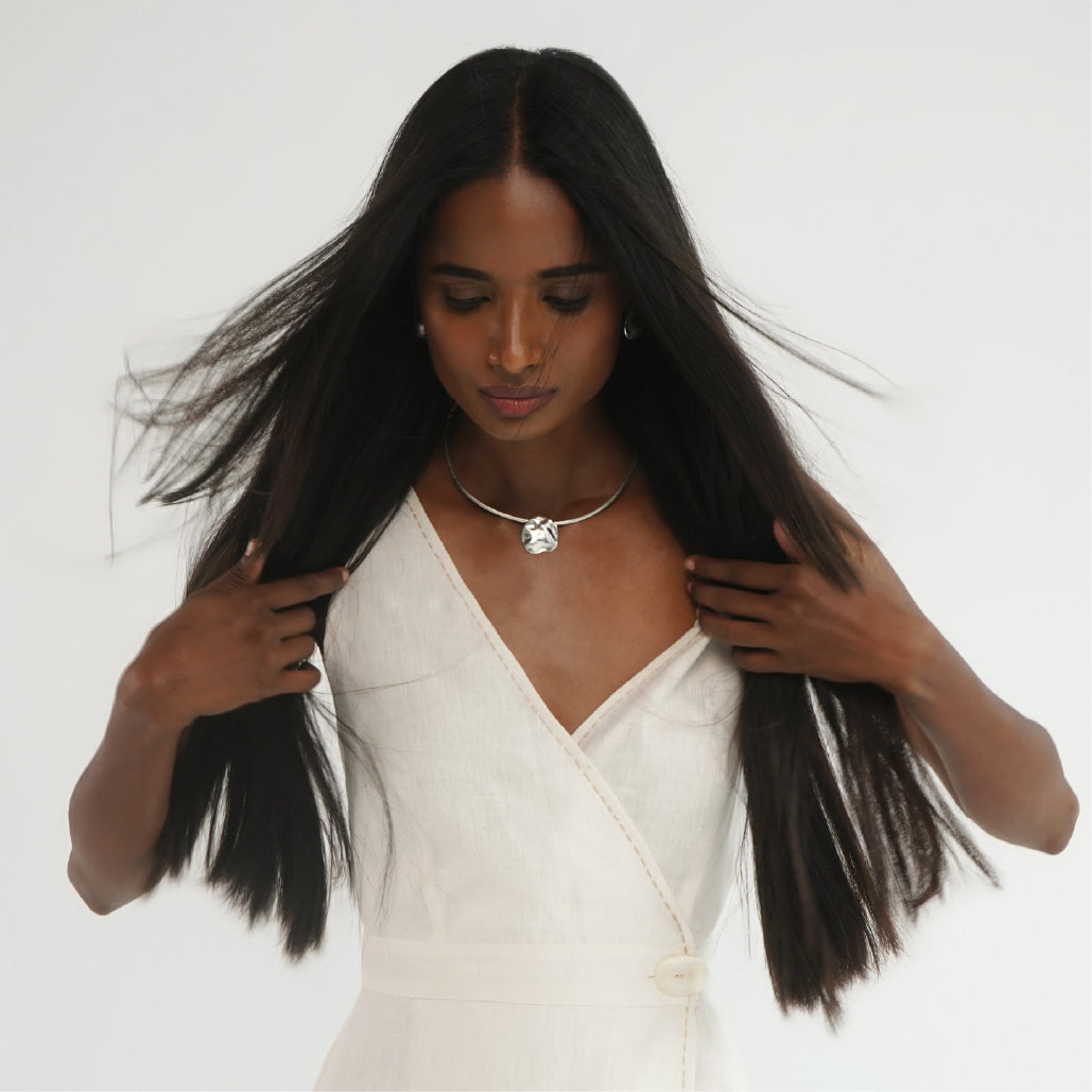 Drops Choker - Silver