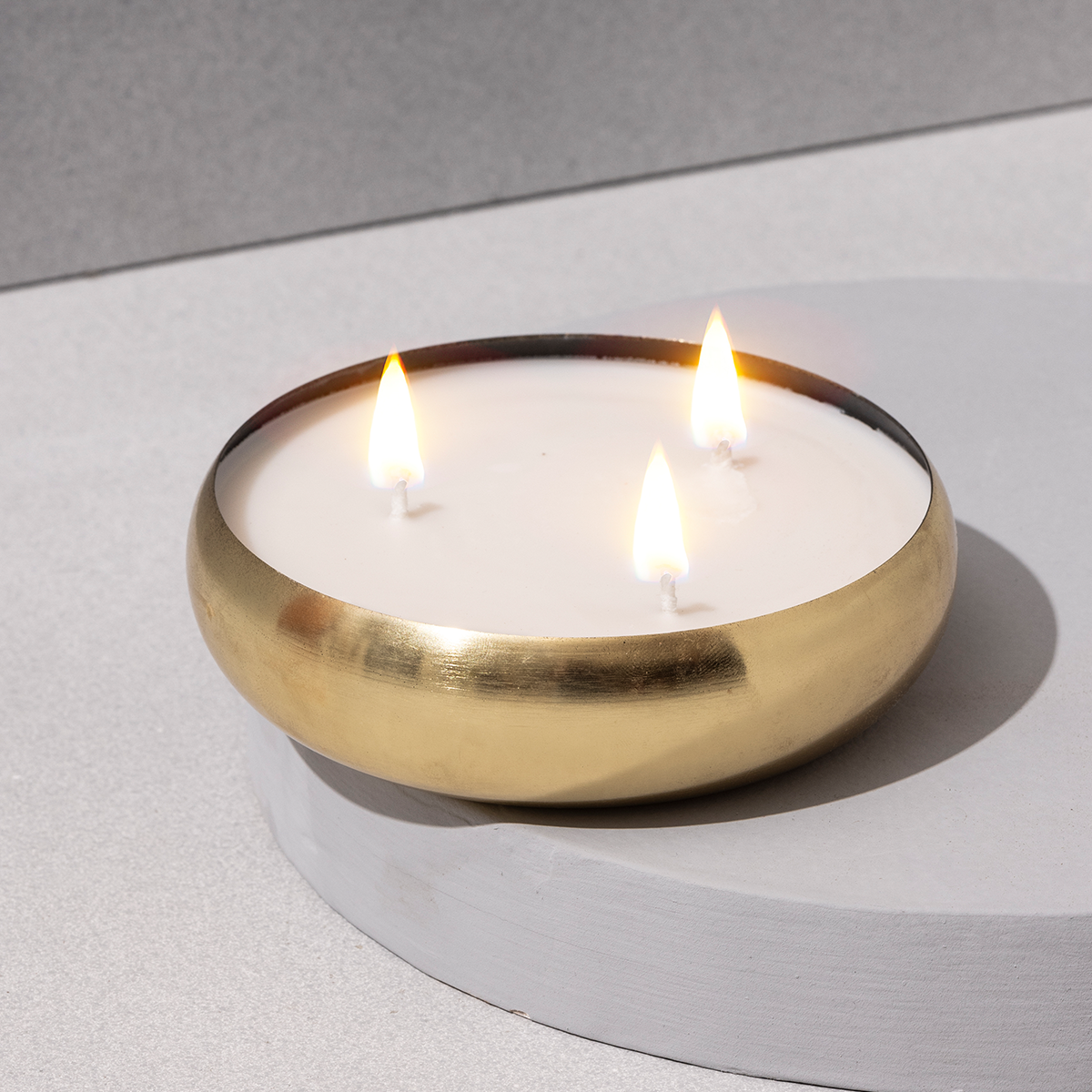 Gift Hamper | 3 Wick Scented Candles | Rose | Soy Wax Candles