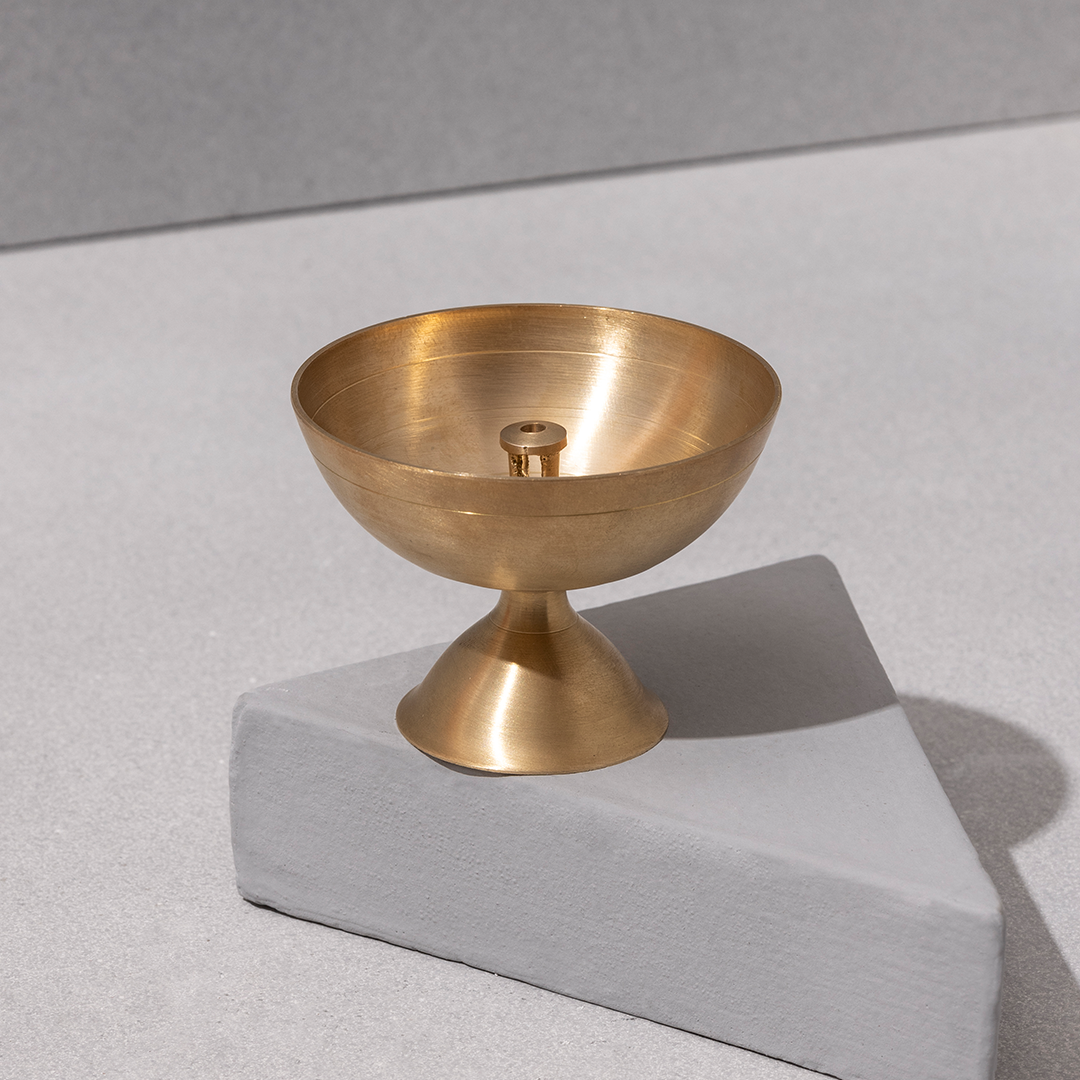 Gift Set | Pooja Set | 6 Pieces | Incense, Brass Diya & Plantable Idols