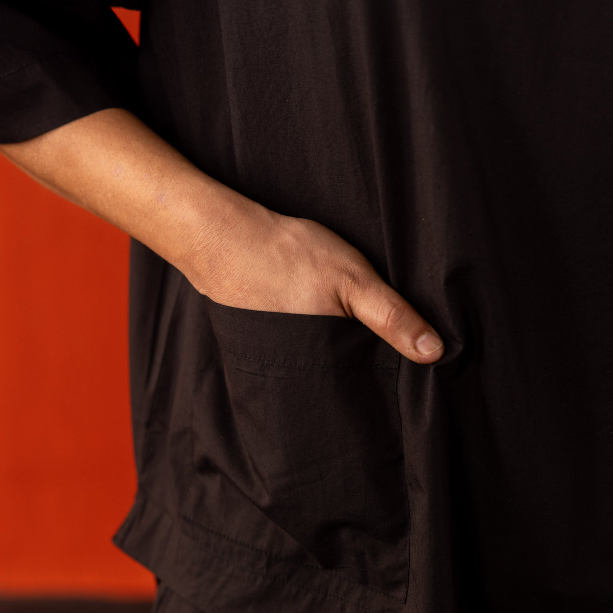 Black Vajra Boxy Shirt