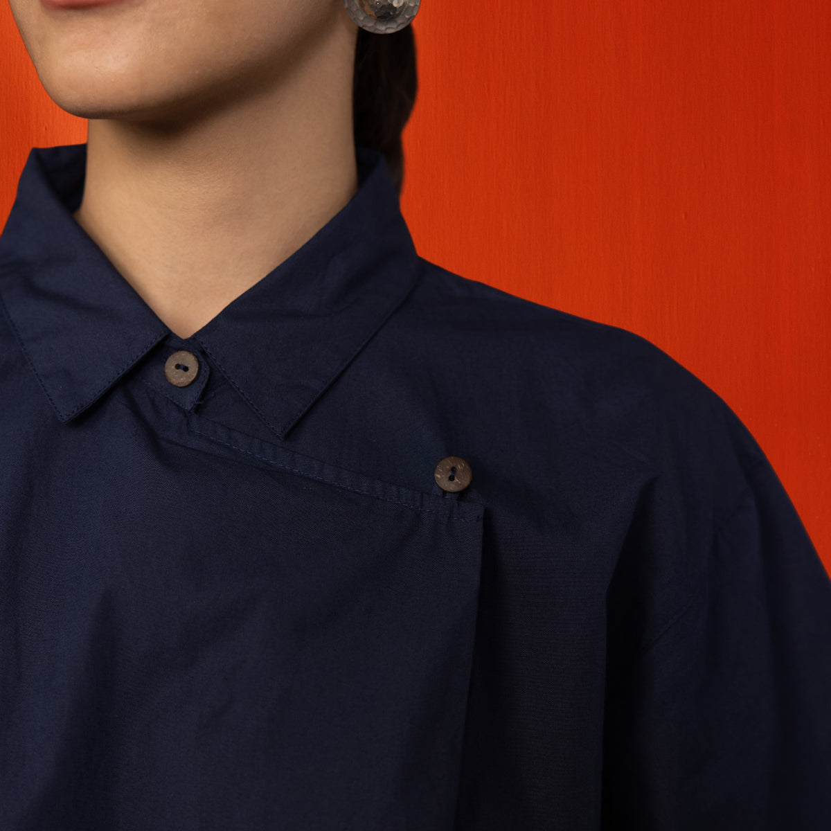 Midnight Blue Vajra Boxy Shirt