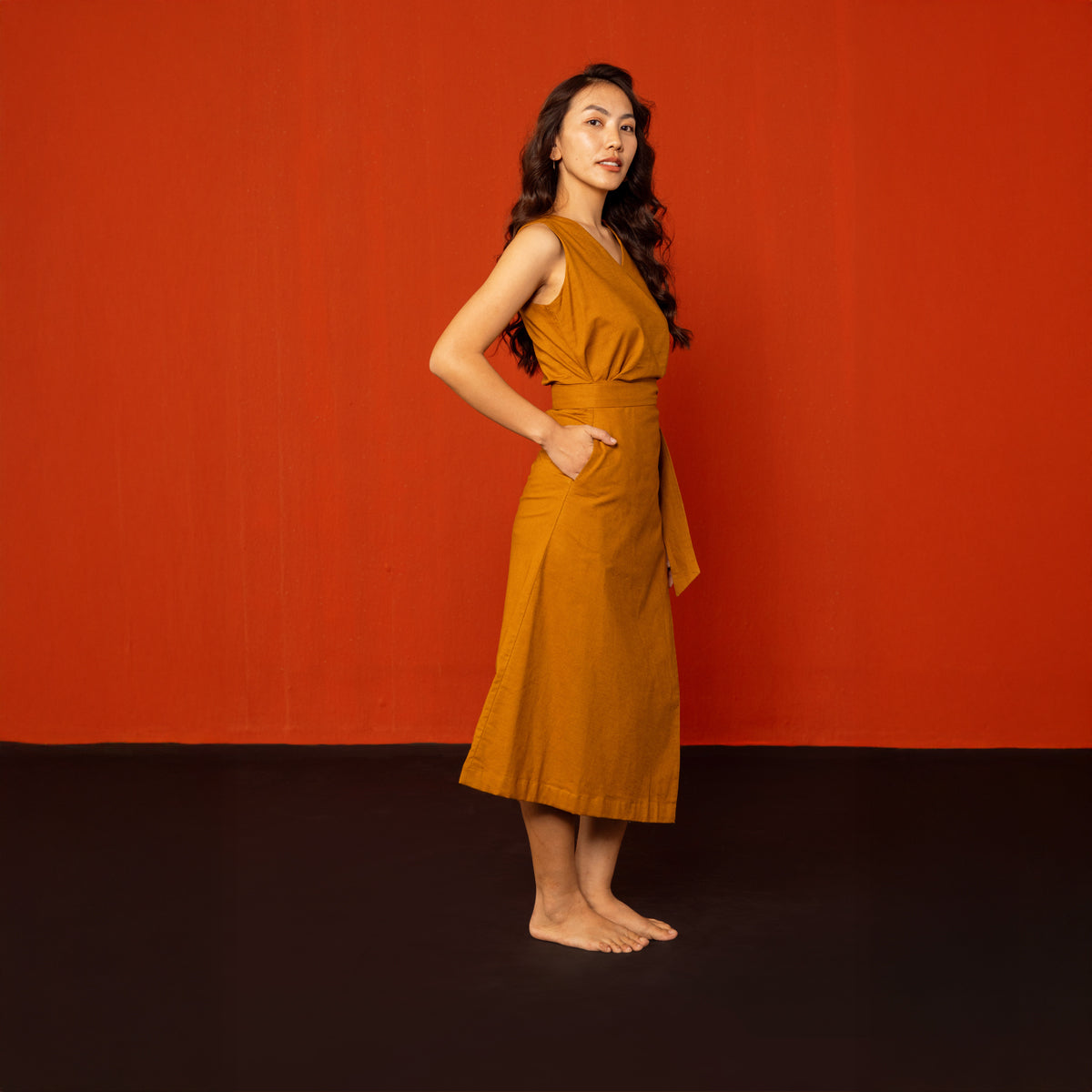 Marigold Tara Wrap Dress