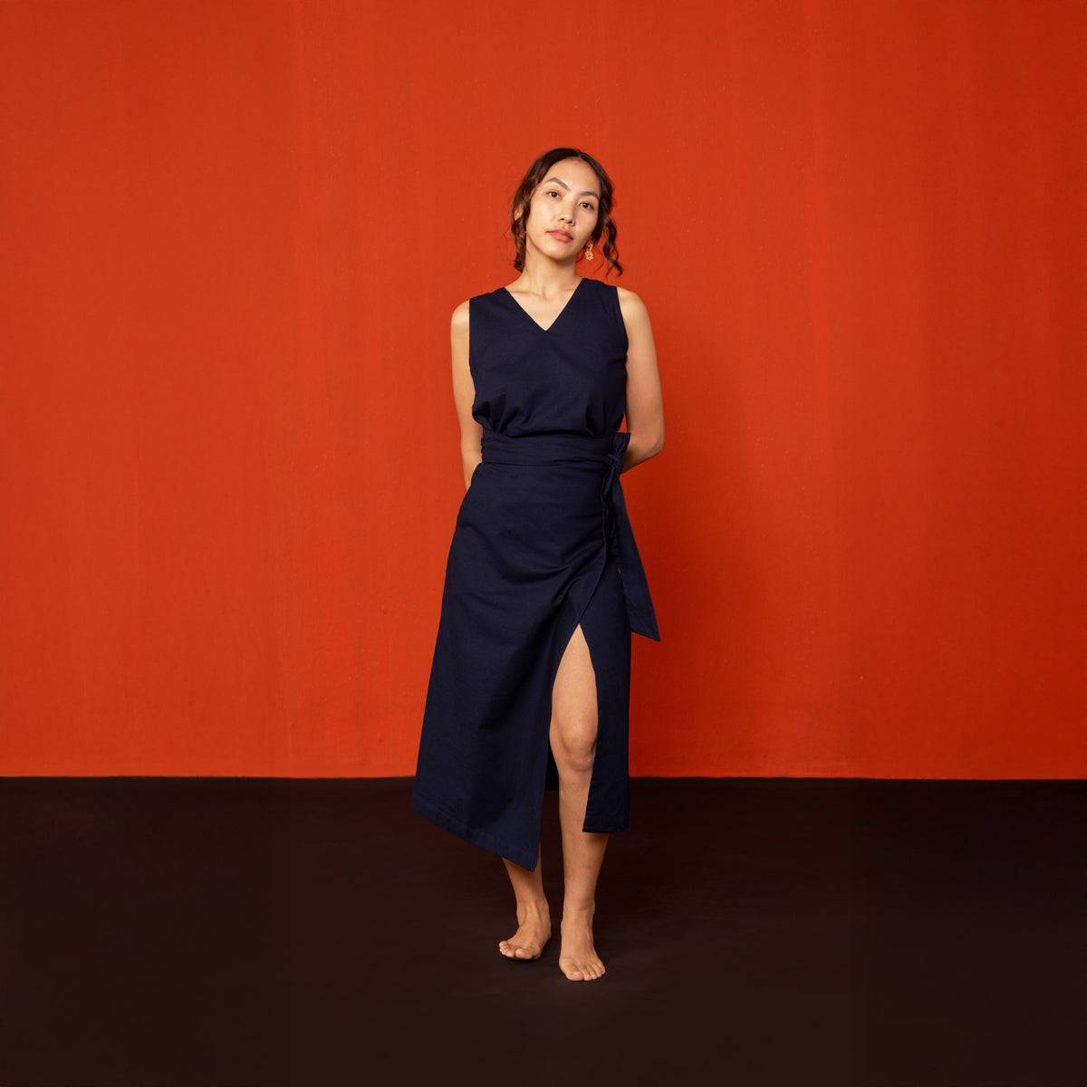 Midnight Blue Tara Wrap Dress