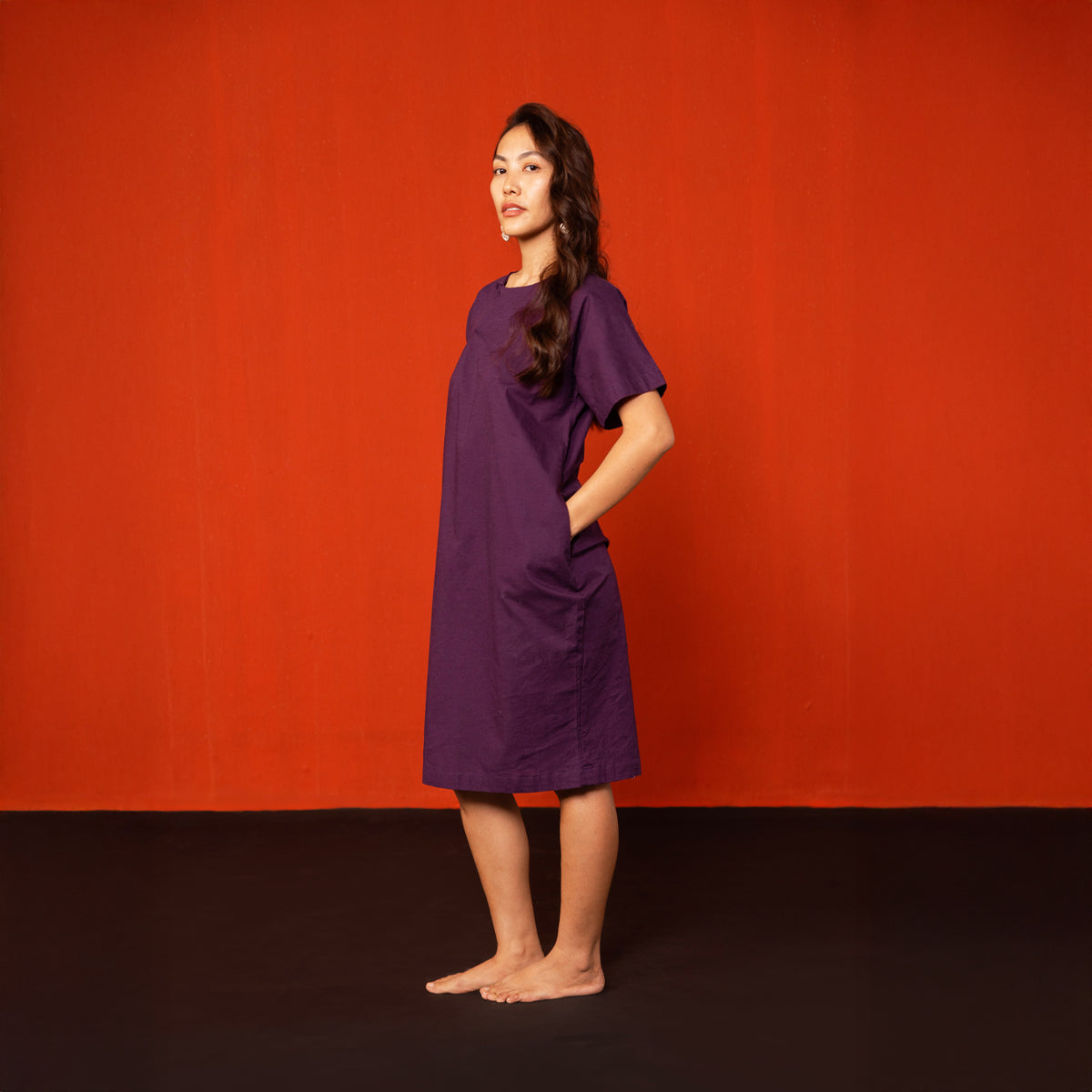 Aubergine Tso Cocoon Everyday Dress