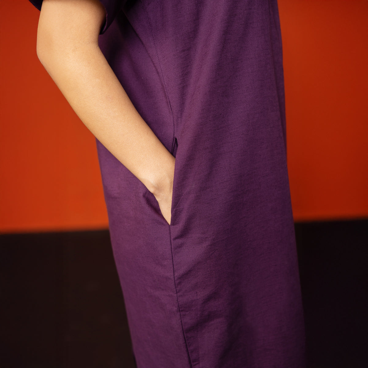 Aubergine Tso Cocoon Everyday Dress