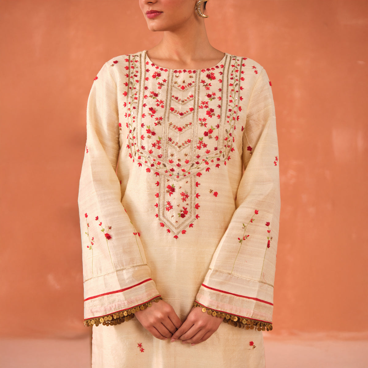 Ritu Raw Silk Kurta Set
