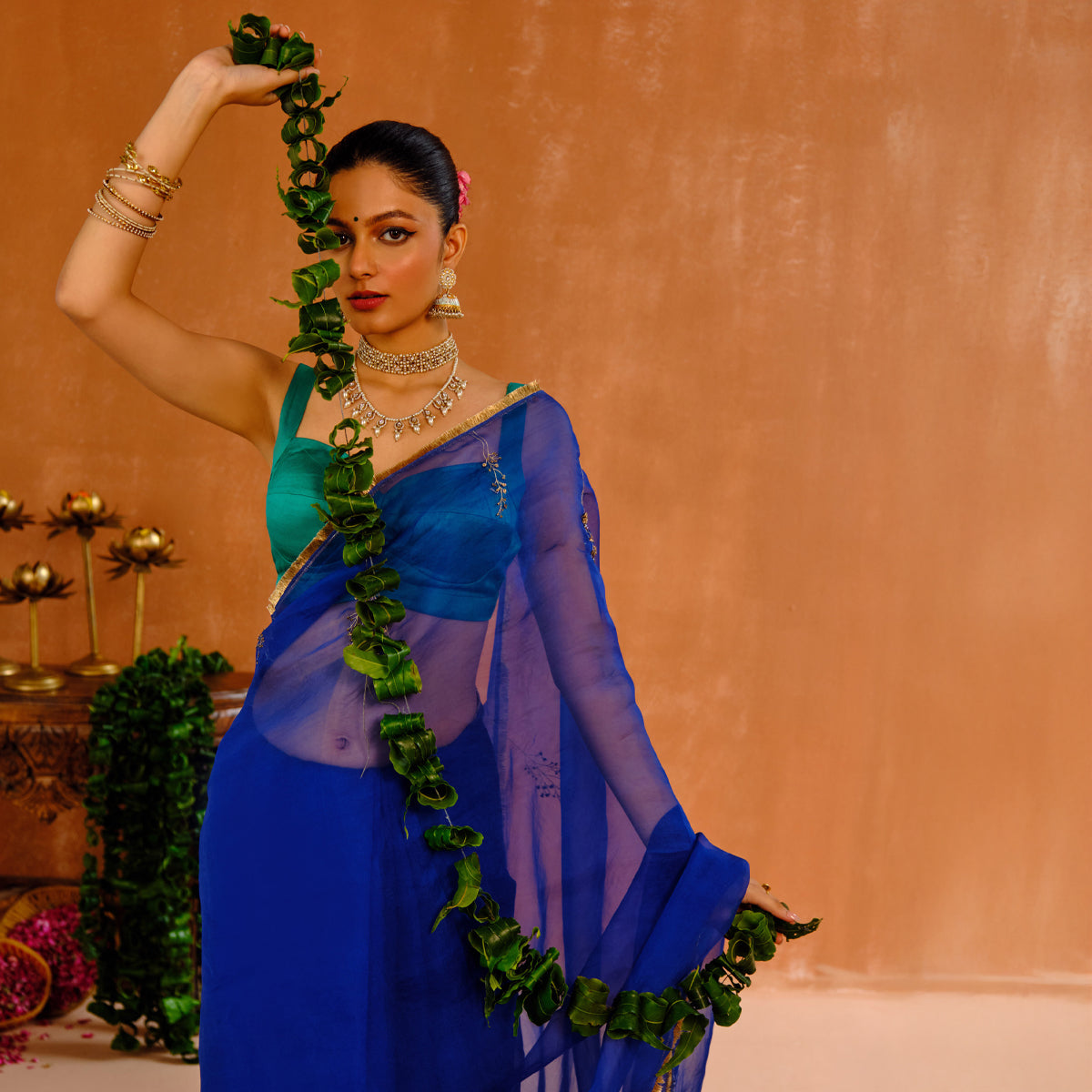 Neelika Organza Sari