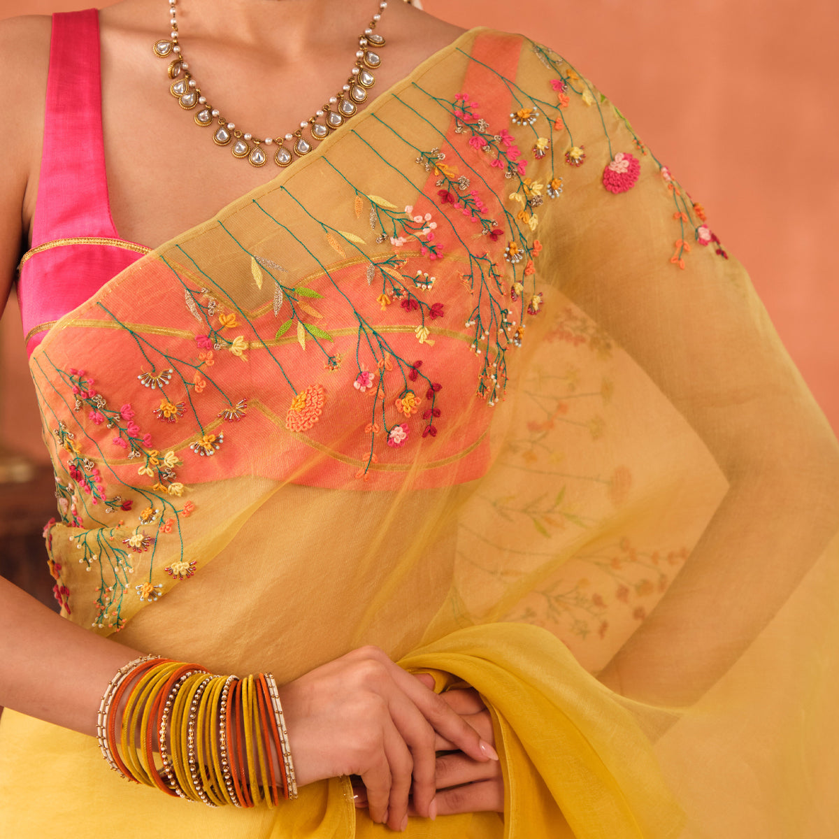 Swara Silk Organza Sari
