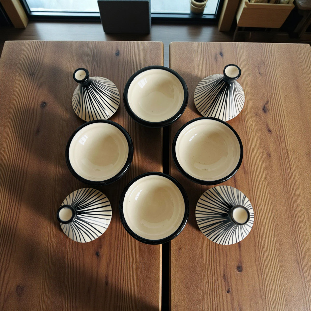 Monochrome Mini Tagine (Set of 4)