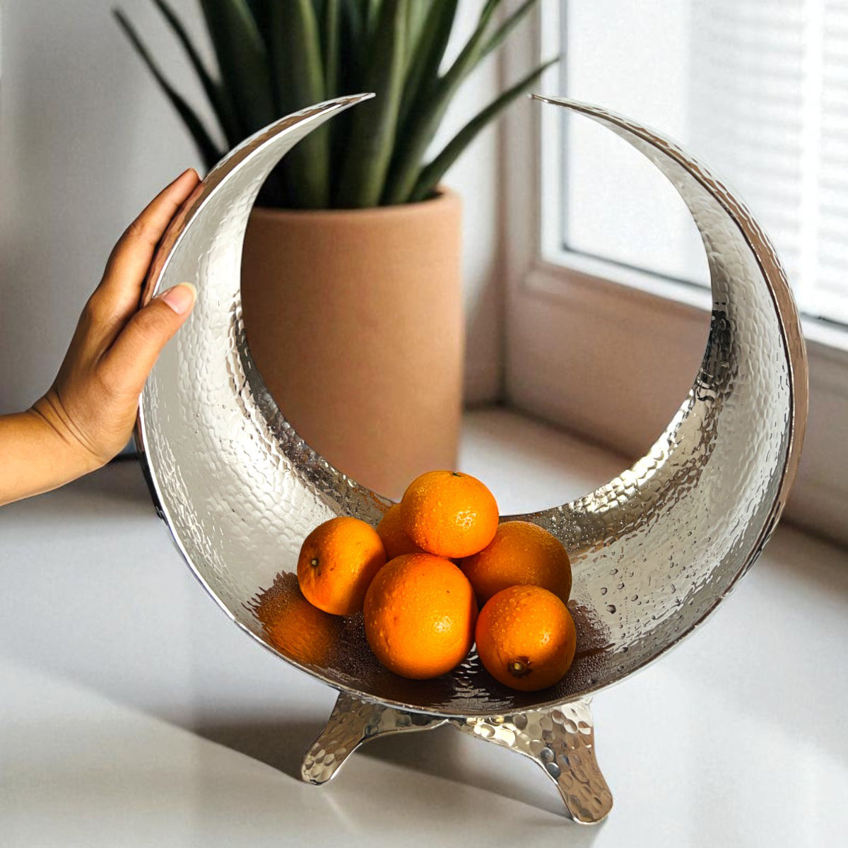 Moonlit Arc Fruit Bowl