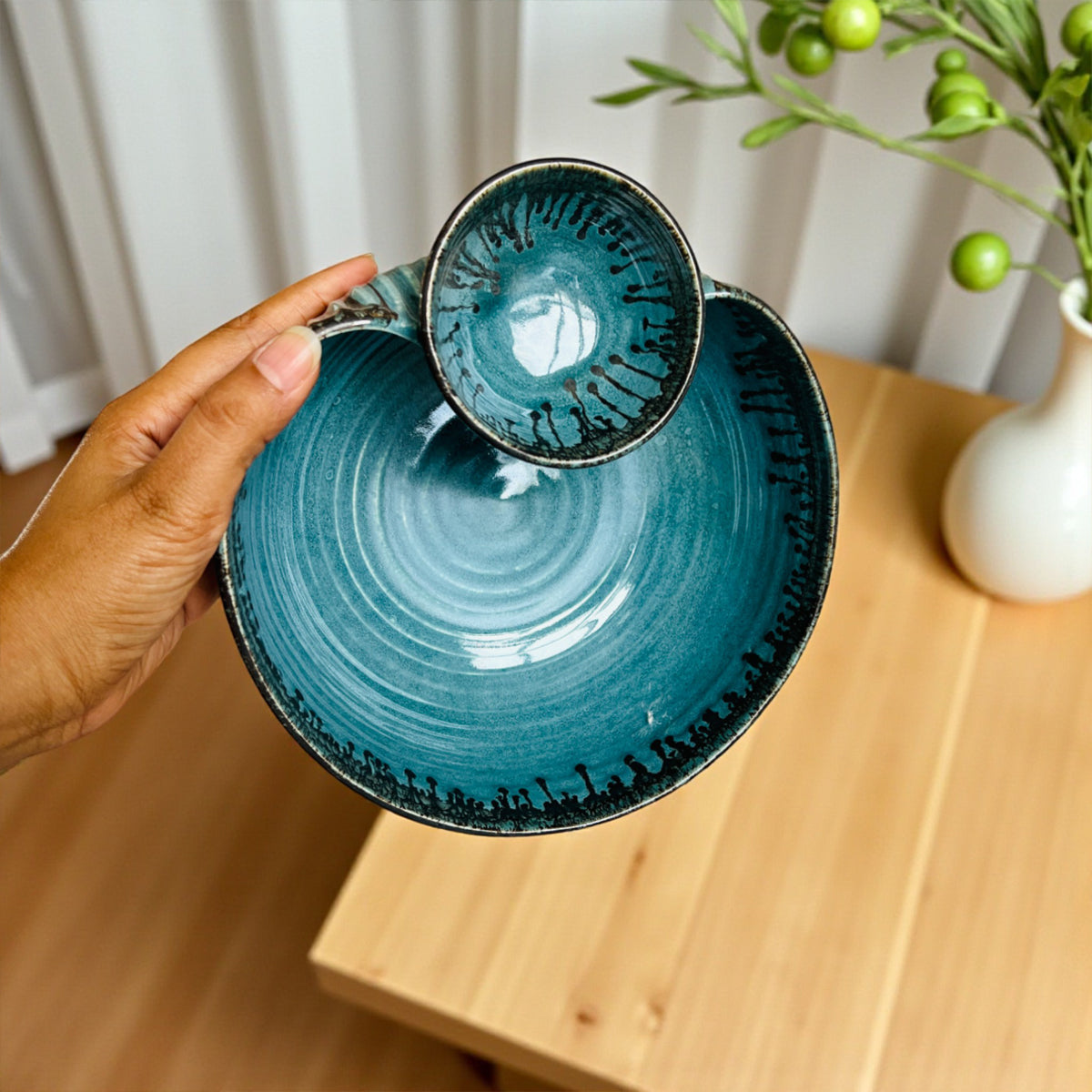Ocean Ridge Chip and Dip Bowl