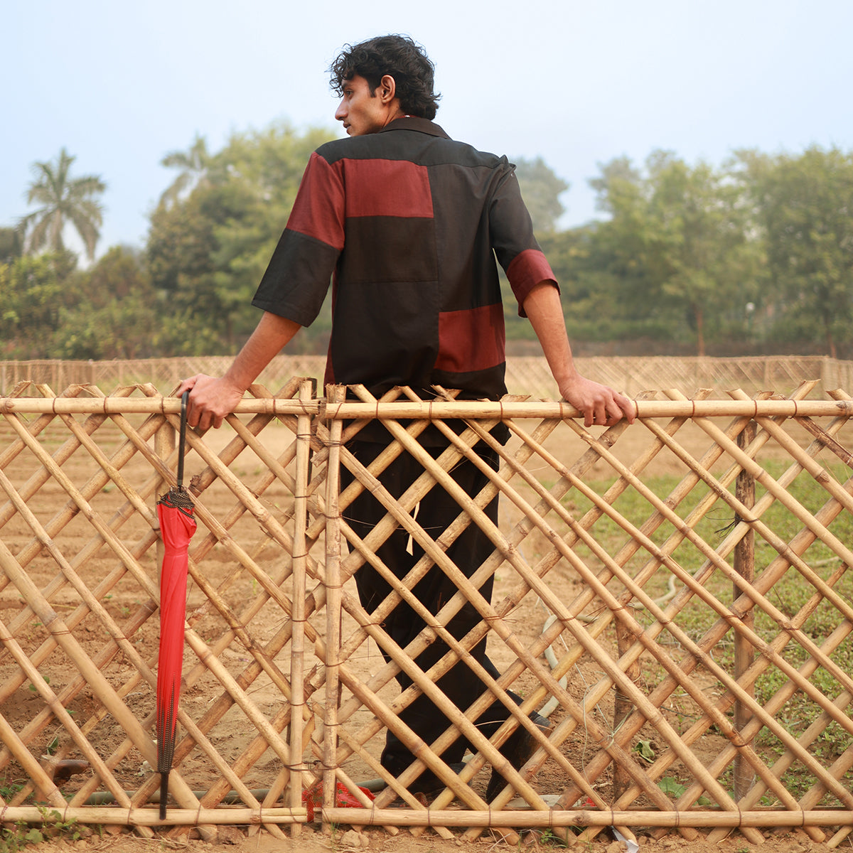 LEFT OVER BLACK PATCHWORK SET