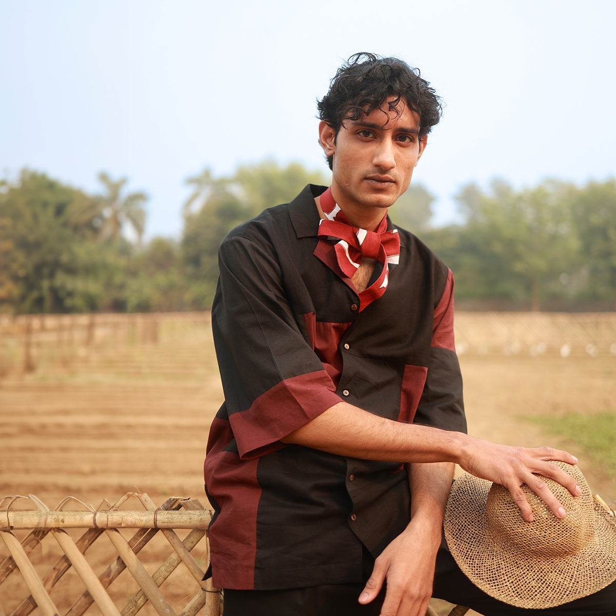 LEFT OVER BLACK PATCHWORK SET