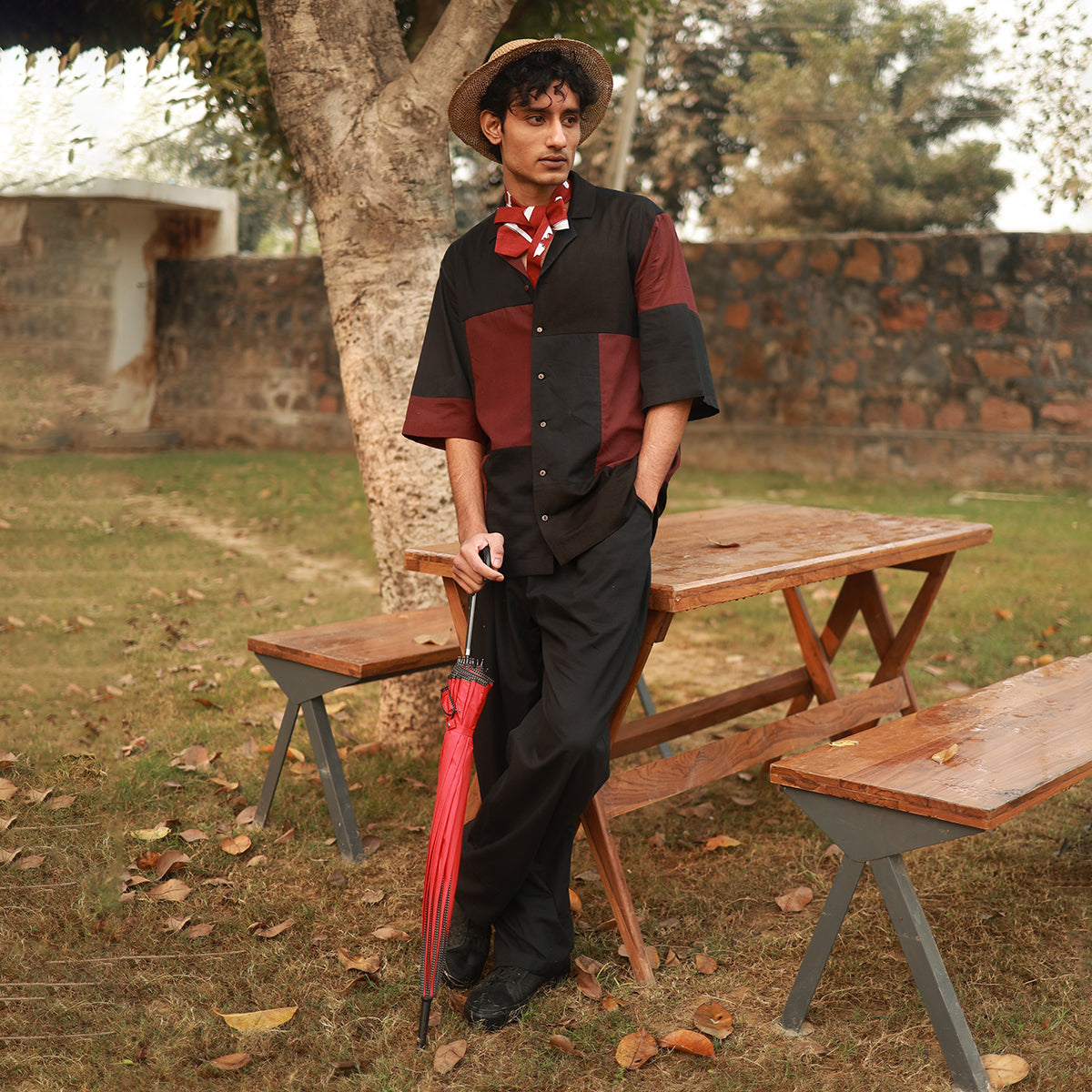 LEFT OVER BLACK SHIRT