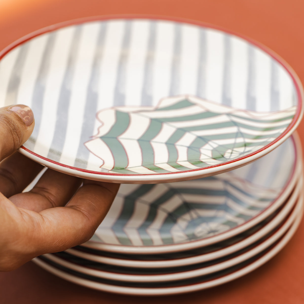 Kasa Plate | Set Of 4 | 6 inches