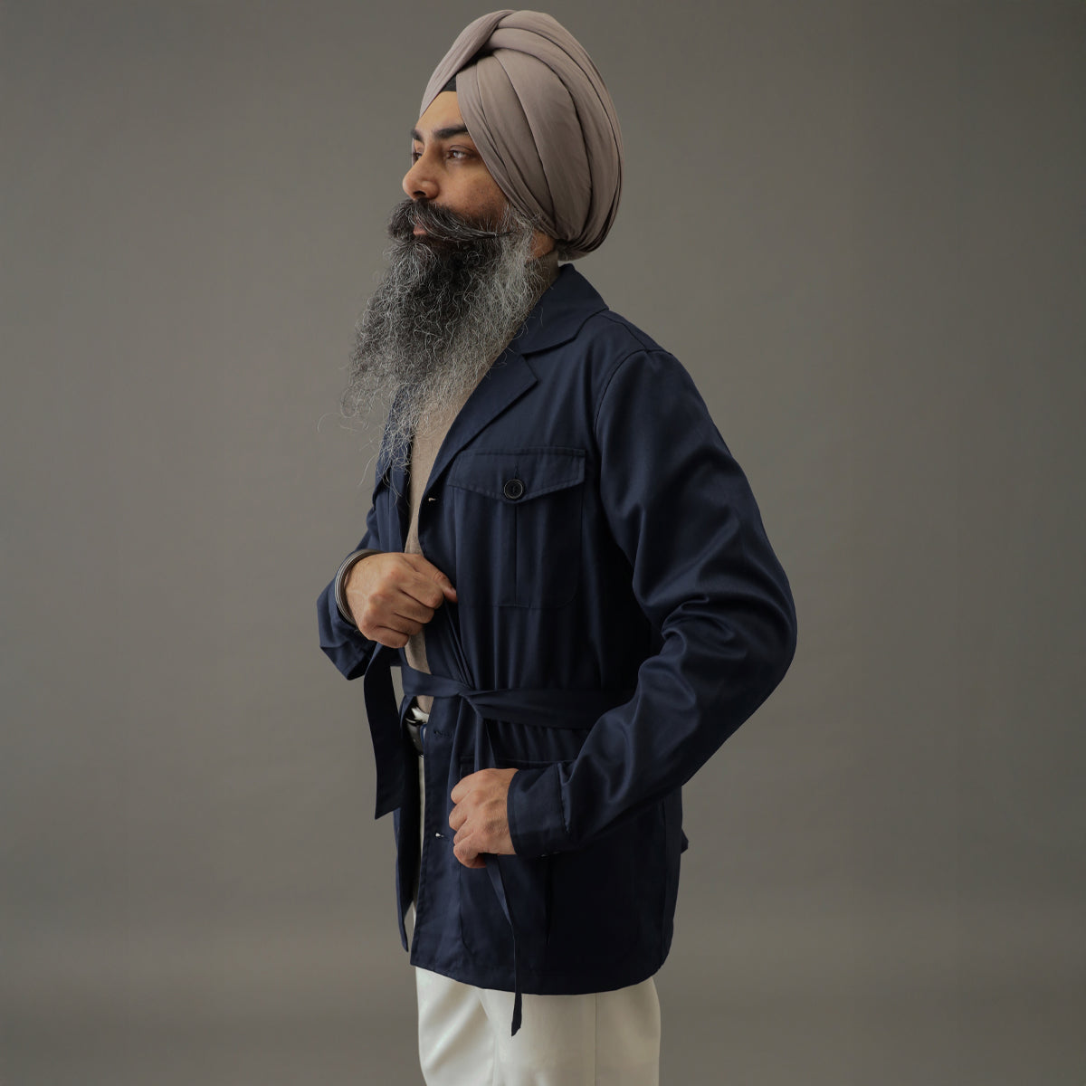 Heritage Expedition Shacket Navy Blue