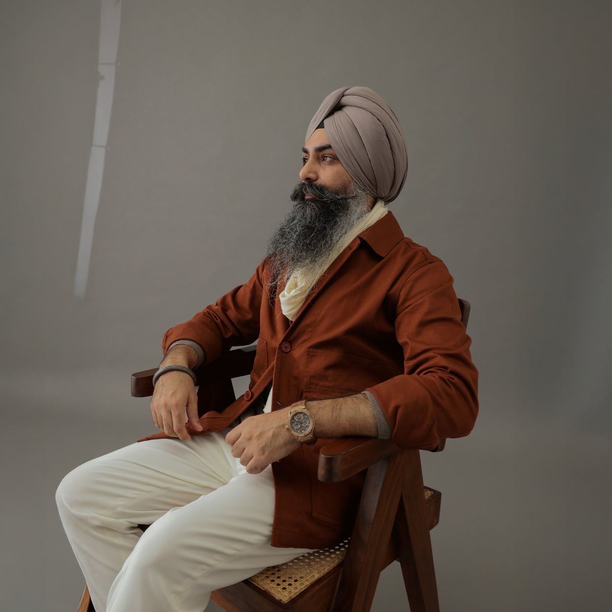 Iconic Cotton Twil Shacket Rust