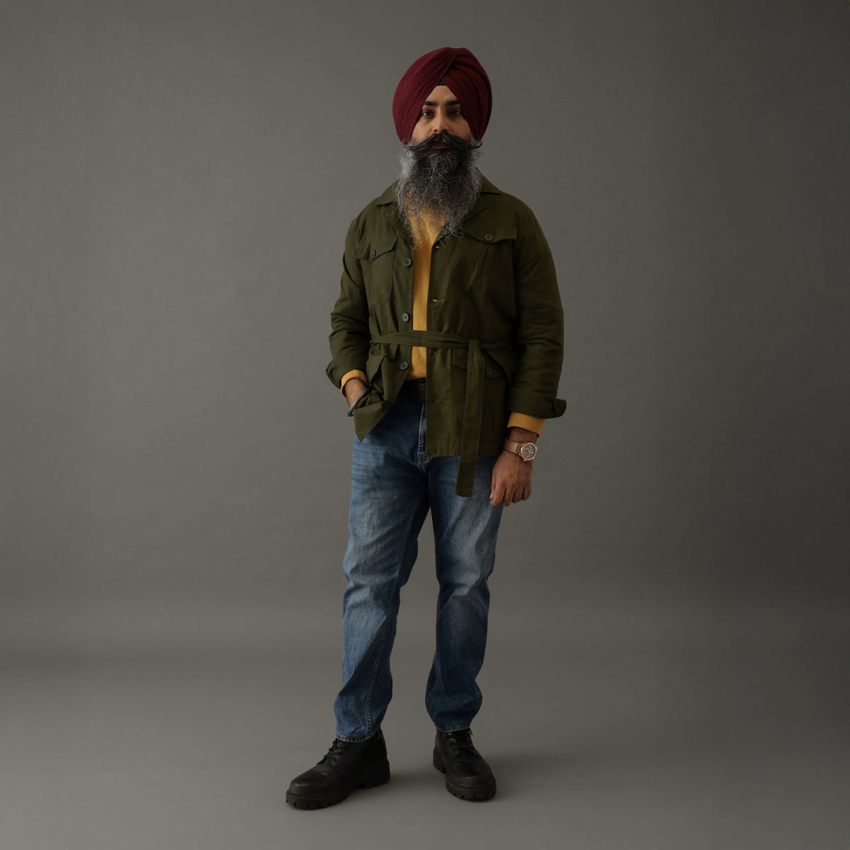 Heritage Expedition Shacket Olive Green