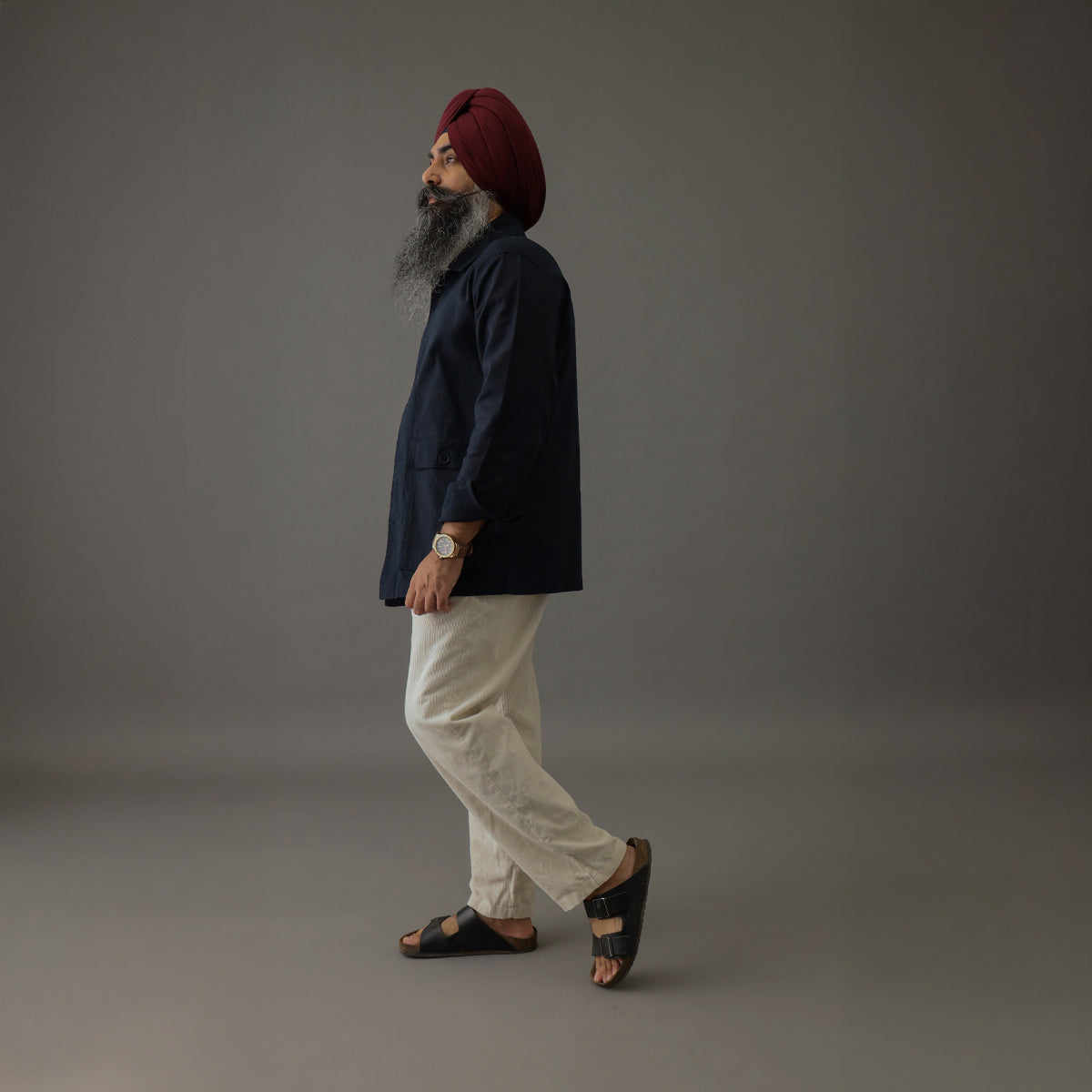 Iconic Cotton Twil Shacket Blue