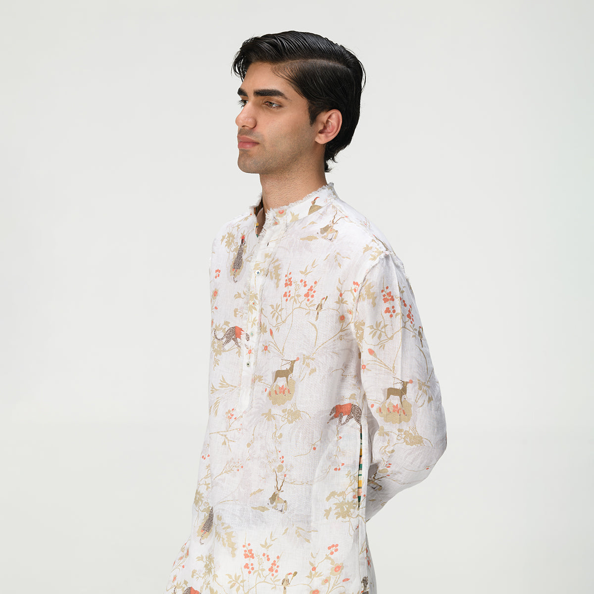 White Linen Kurta