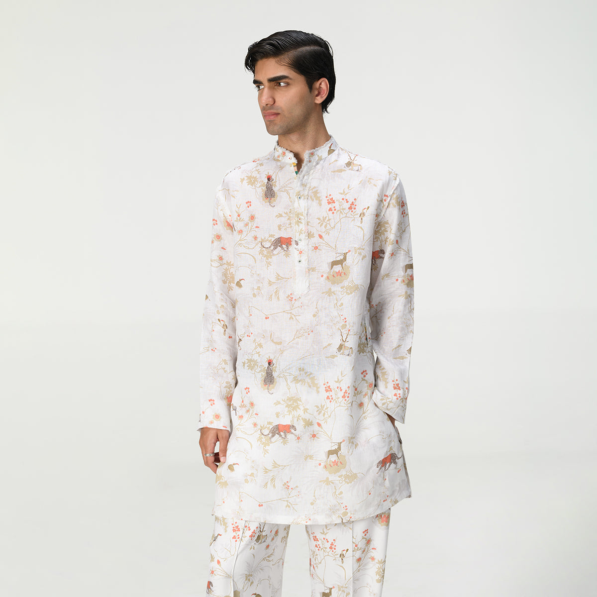 White Linen Kurta