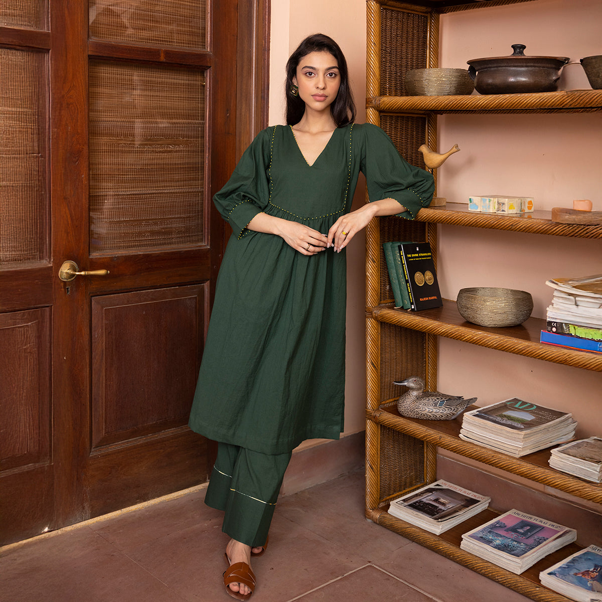 Elegance Kurta - Green