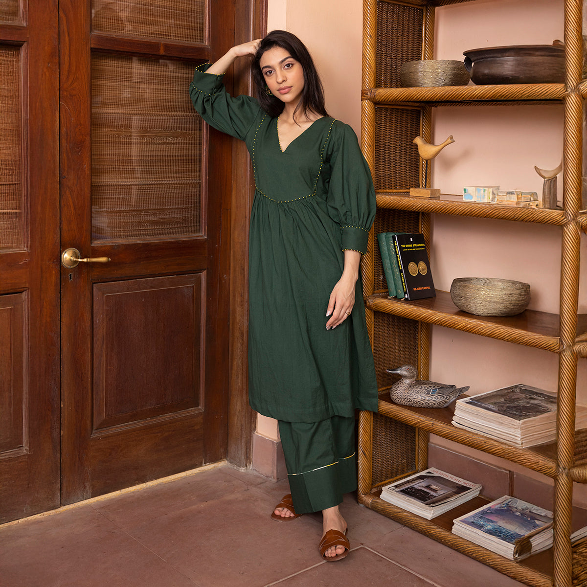 Elegance Kurta - Green