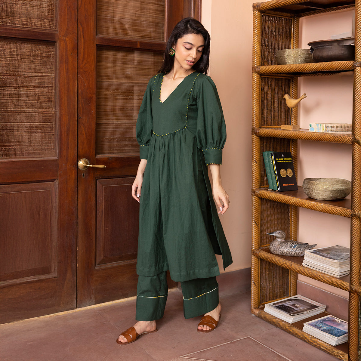 Elegance Kurta - Green