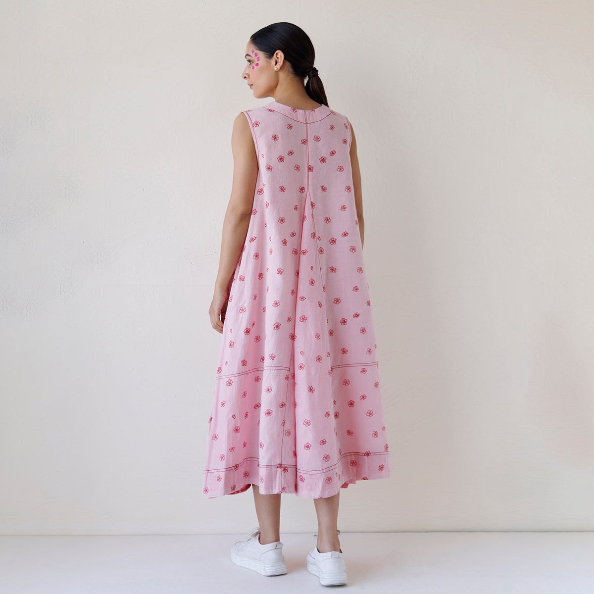 A-Line Pocket Dress | Pink