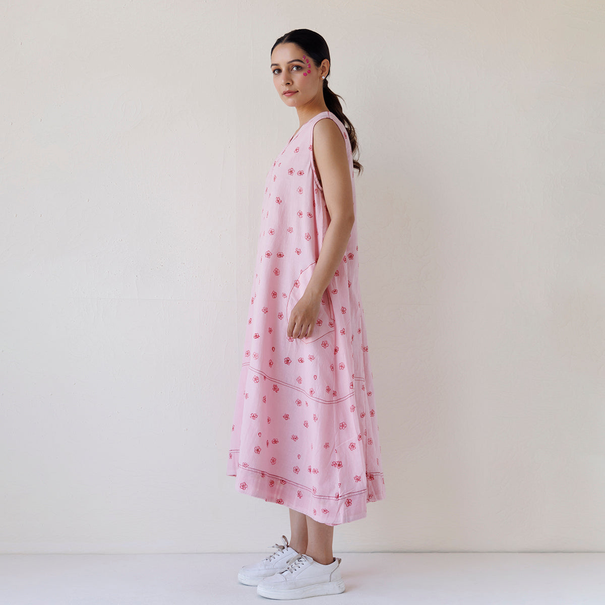 A-Line Pocket Dress | Pink