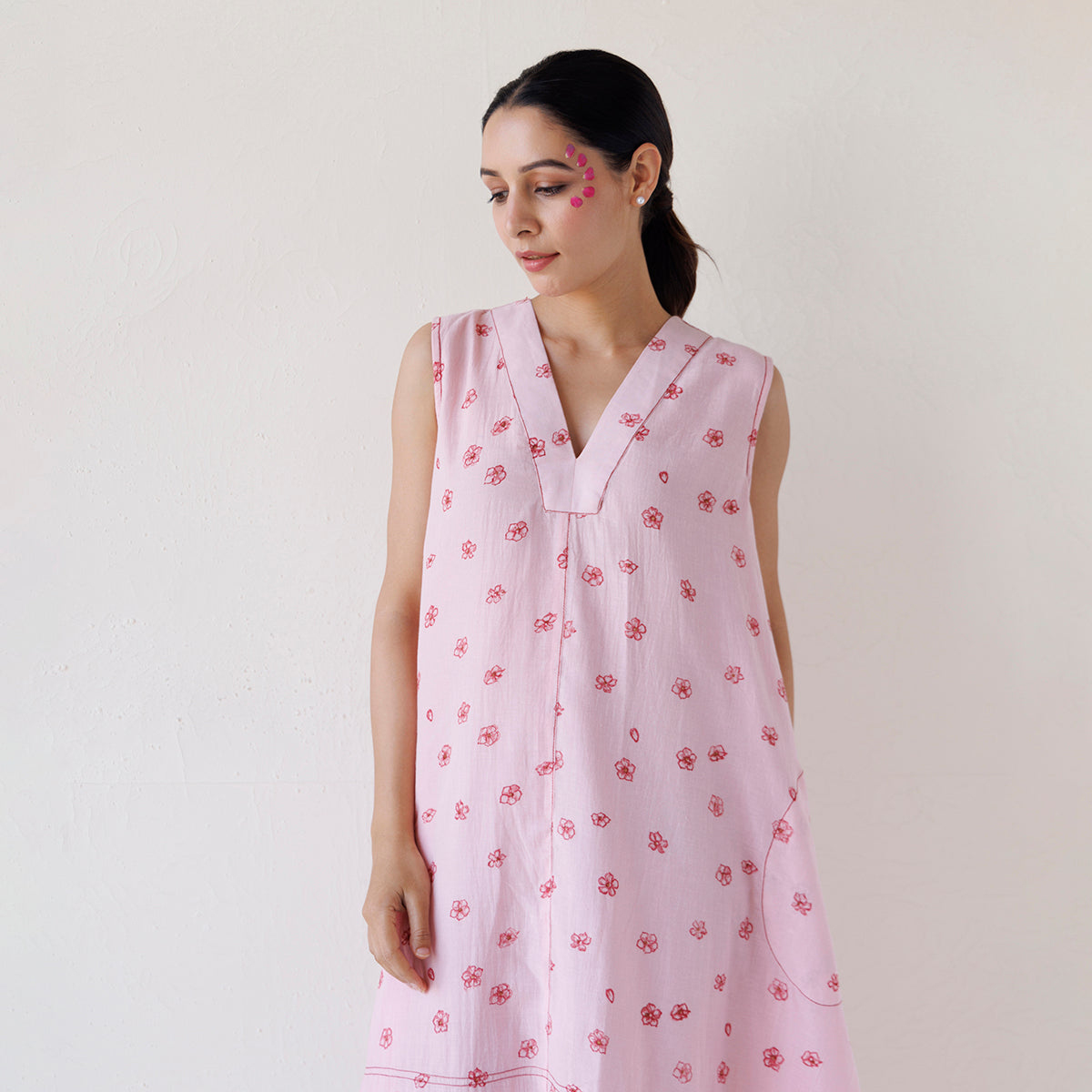 A-Line Pocket Dress | Pink