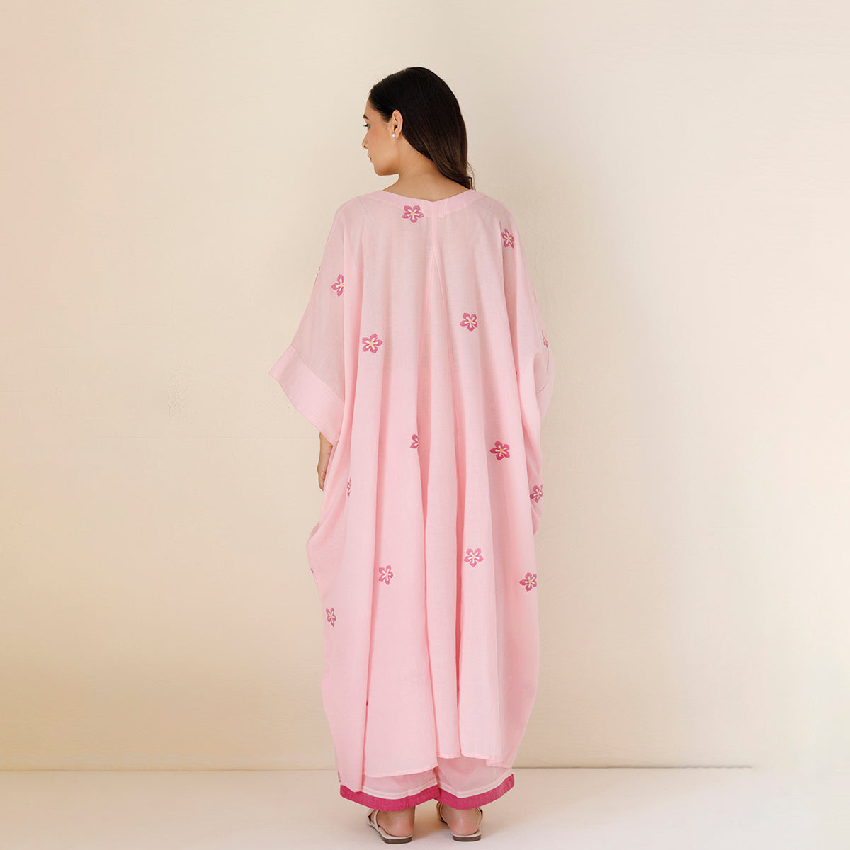 Kaftan Co-Ord Set | Pink