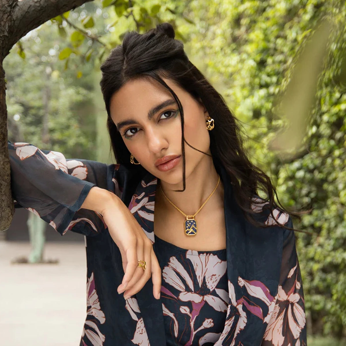 Nightfall Starry Moon Necklace