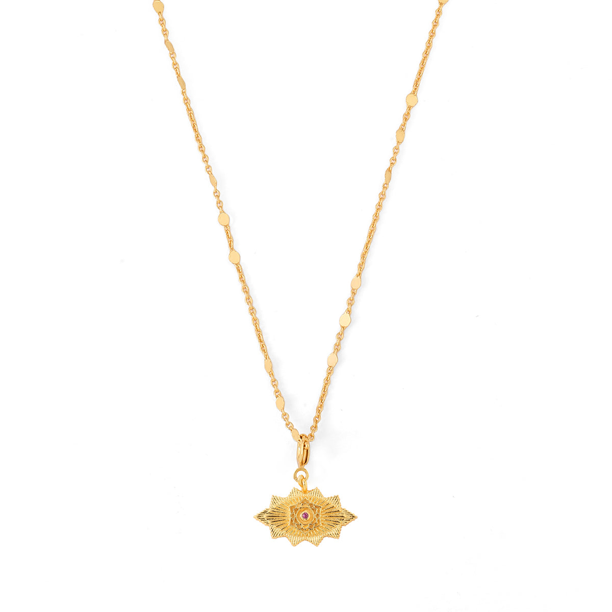 Crown Chakra Charm Necklace