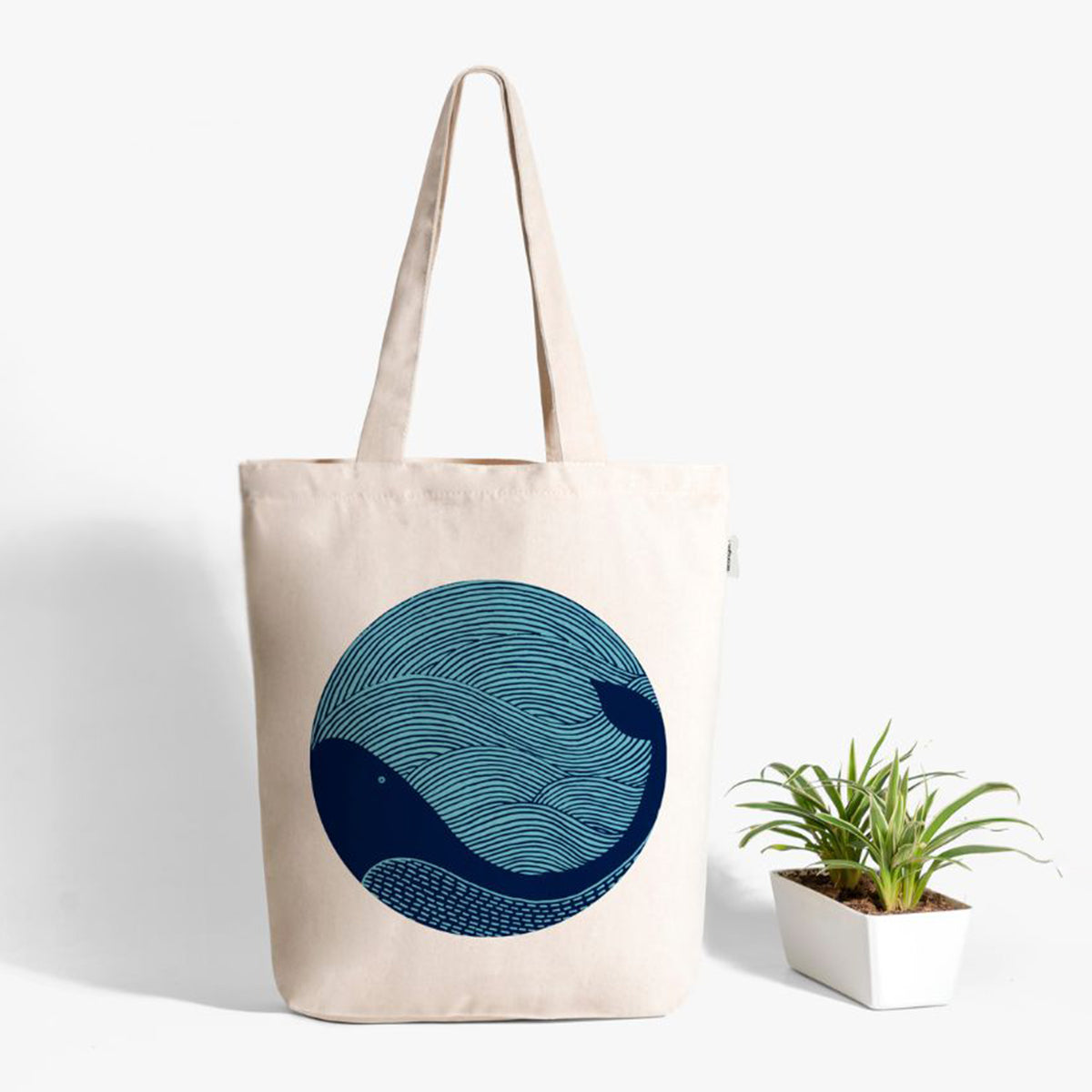 Zipper Tote Bag