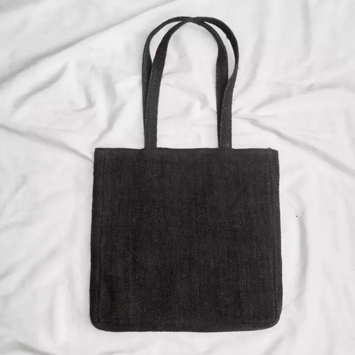 Hemp Tote Bag - Tannin Black